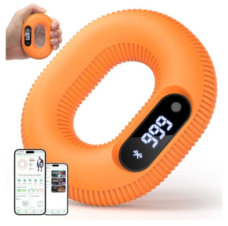🔥 Smart Grip Strength Trainer with Bluetooth APP – Squeeze to Play Games & Scroll Video Hands-Free, Soft Silicone, Portabl  — $3  (was $12)
