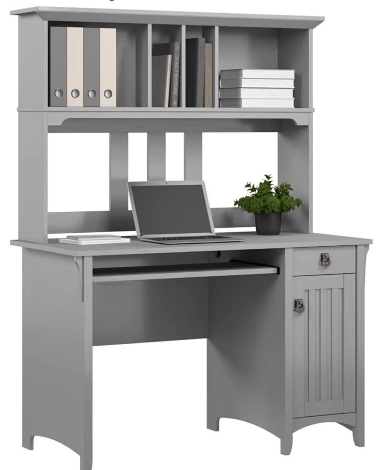 🔥 Bush Home Salinas Computer Desk with Hutch  — $97  (was $270)