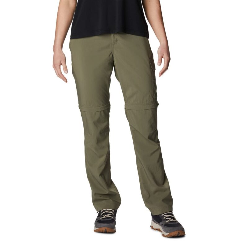 🔥 Columbia Womens Silver Ridge Utility Convertible Hiking Pant, Stone Green  — $43.72  (was $80.00)