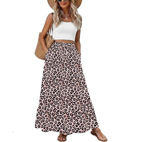 🔥 Heymoments Leopard Maxi Skirts  — $13.99  50% off