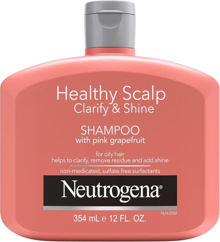 🔥 Neutrogena Healthy Scalp Pink Grapefruit Shampoo for Oily Hair & Scalp, 12 fl oz  — $6  (was $13)