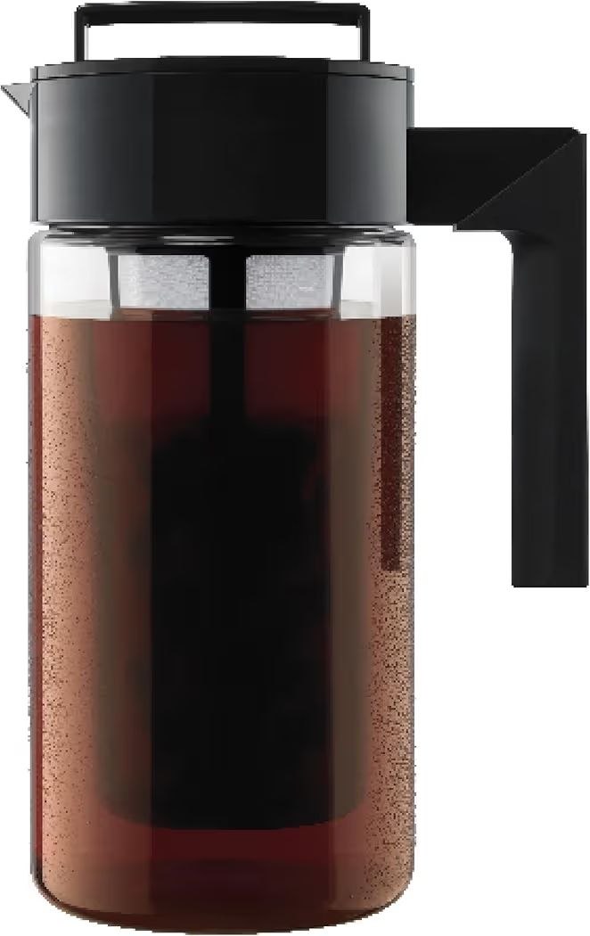 🔥 Takeya Deluxe Cold Brew Coffee Maker – BPA-Free Tritan Pitcher with Airtight Leakproof Lid, Silicone Grip Handle, Fine-M  — $10  (was $24)