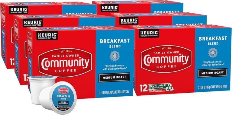 🔥 Community Coffee Breakfast Blend 72 Count Coffee Pods, Medium Roast, Compatible with Keurig 2.0 K-Cup Brewers, 12 Count   — $19  (was $35)