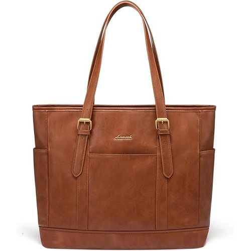 🔥 LOVEVOOK Vintage Leather Laptop Bags  — $25.99