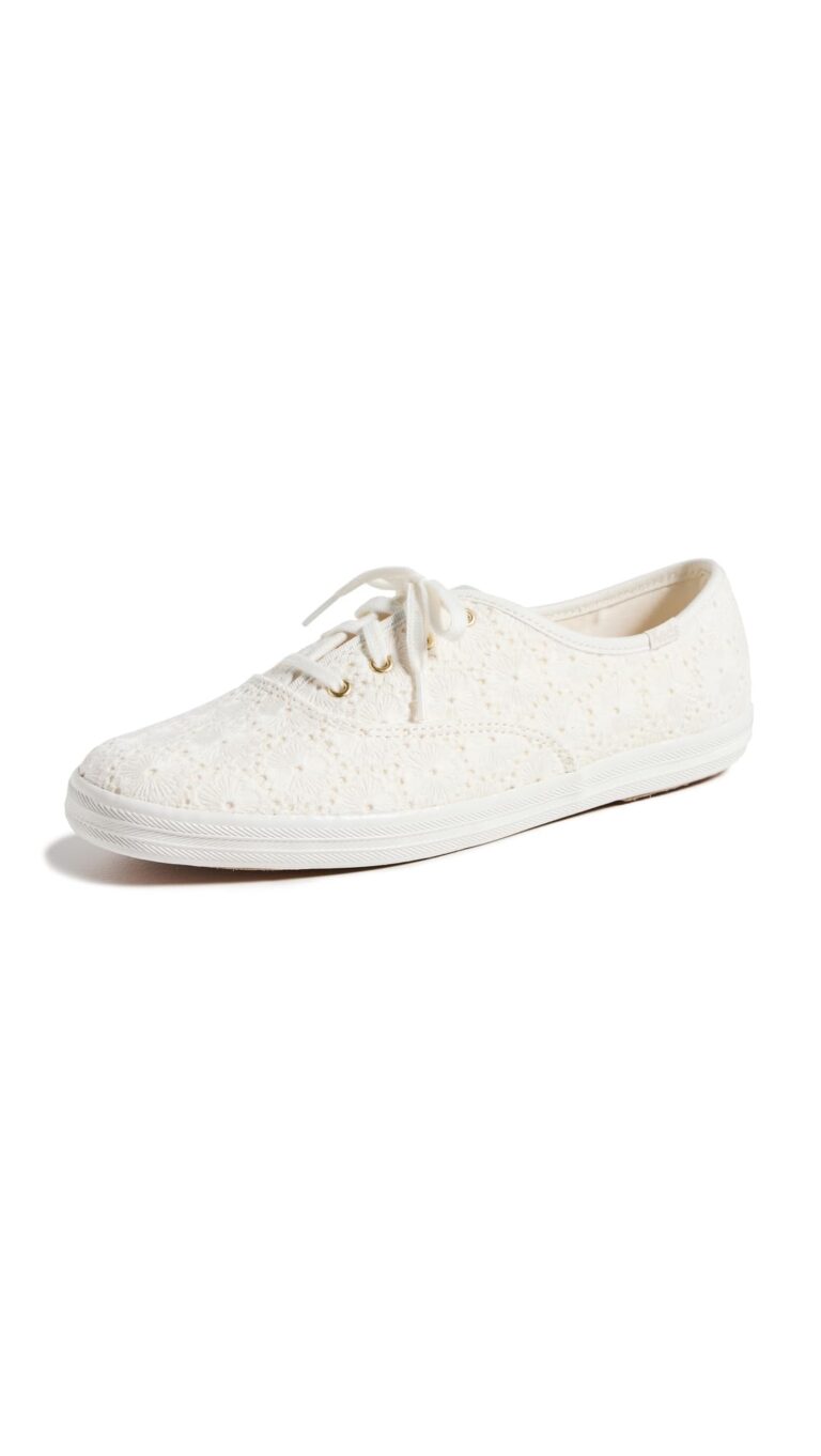 🔥 Keds Women’s Champion Seasonal Canvas Sneaker, Crochet Cream  — $31.96  (was $60.00)