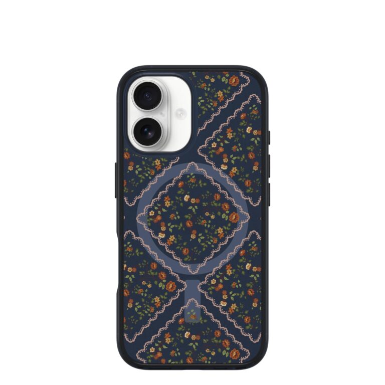 🔥 OtterBox iPhone 16 Symmetry Series Clear Case – Floral Romance Blue  — $34.93  (was $59.99)