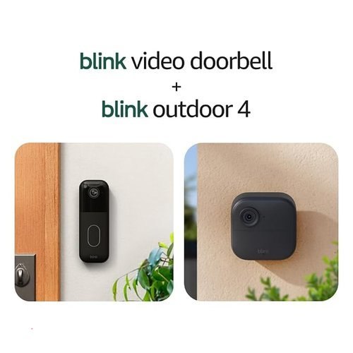 🔥 Blink Video Doorbell + Outdoor 4 – Wireless smart security cameras, head-to-toe HD view, two-year battery life. Sync Mod  — $104.99  (was $359)