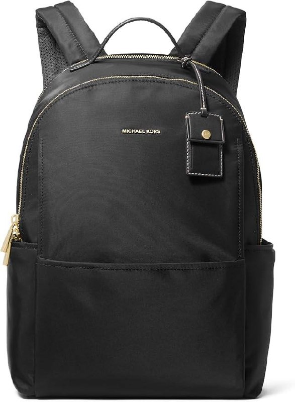 🔥 Michael Kors Sable Large Backpack, Gold-Tone Hardware/Milano Nylon/Black  — $97  (was $279)