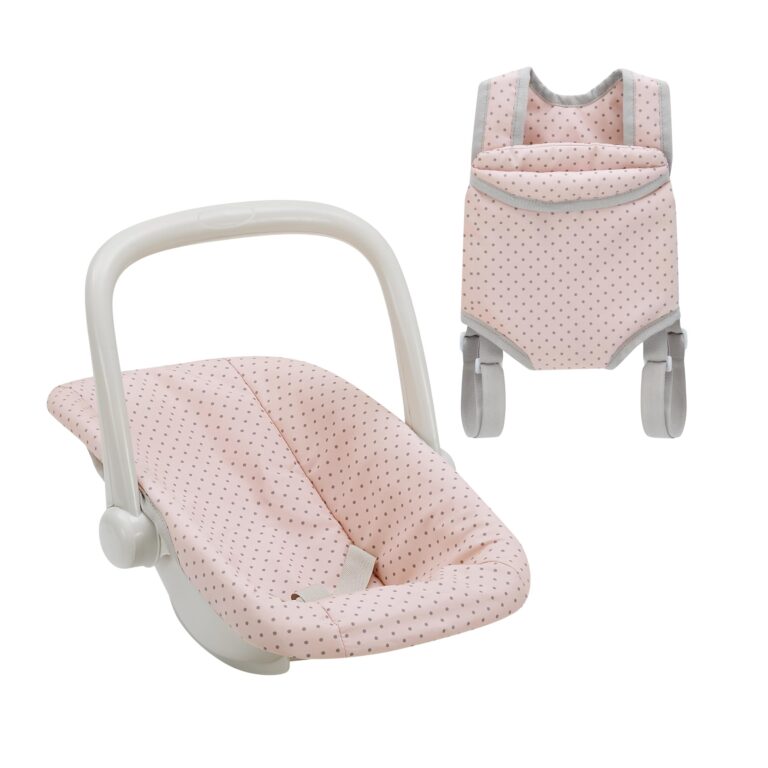 🔥 Olivia’s Little World Polka Dot Princess Baby Doll Carrier & Car Seat Set  — $33.63  (was $59.99)