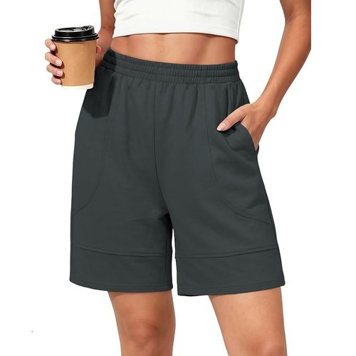 🔥 KISSMODA Women Bermuda Sweat Shorts  — $12.99  (was $23.99)