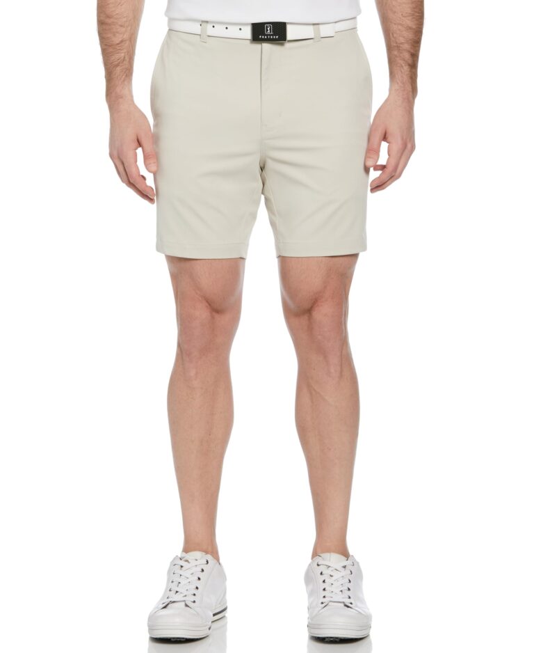 🔥 PGA Tour Men’s 7” Flat Front Performance Golf Shorts with Stretch Active Waistband  — $27.99  (was $65.00)
