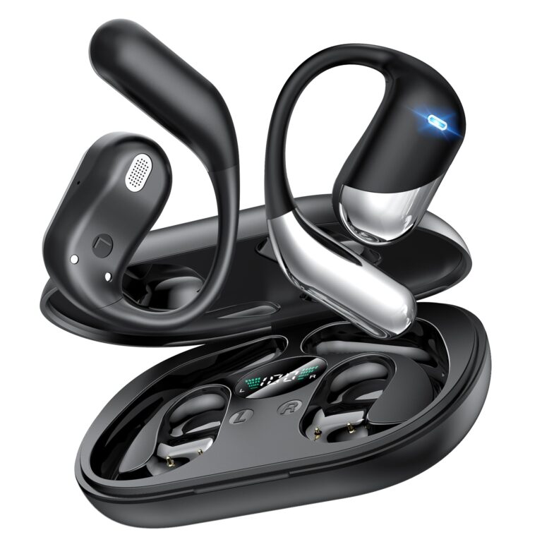 🔥 Ultra Open Ear Headphones,Over Ear Bone Conduction Earbuds with Ergonomic Earhook,Bluetooth  — $27.49  (was $59.99)