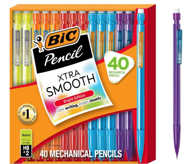 🔥 BIC Xtra Smooth Bright Edition Mechanical Pencils, 0.7 mm Medium Point, Bulk School Supplies for Students and Teachers,   — $6  (was $15)