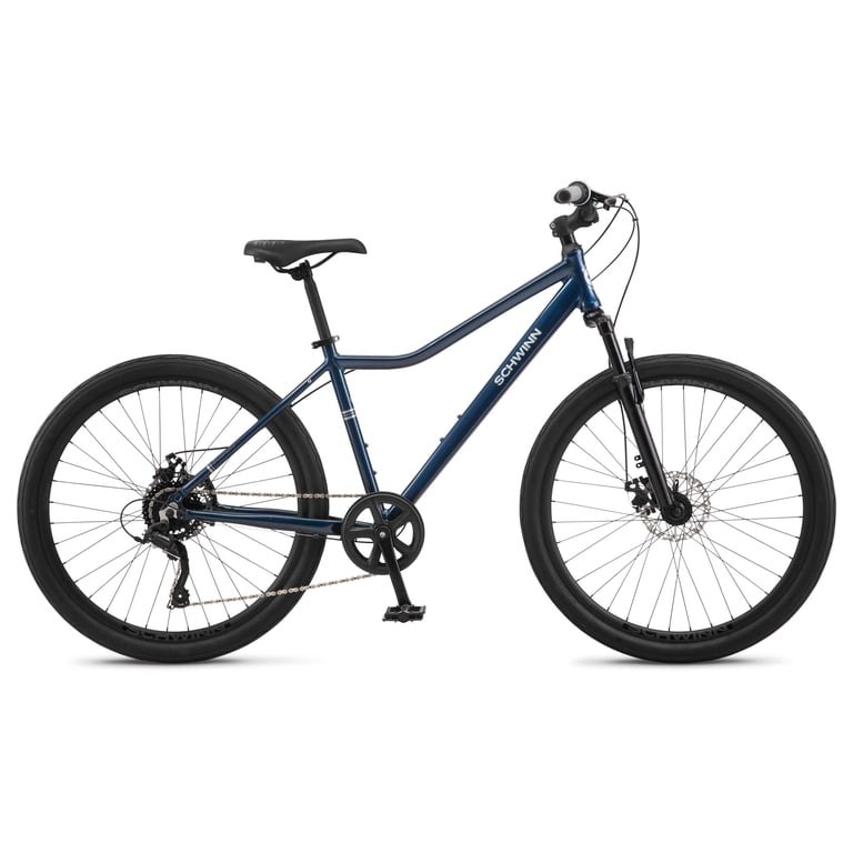 🔥 Schwinn Junction Hybrid Bike, 27.5-in. Wheels, 7 Speed Adult Bicycle, Navy  — $97  (was $399)