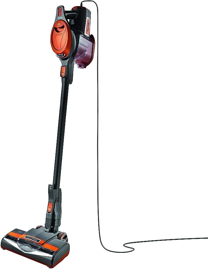🔥 Shark Rocket Ultra-Light Corded Bagless Vacuum for Carpet and Hard Floor Cleaning with Swivel Steering (HV301), Gray/Ora