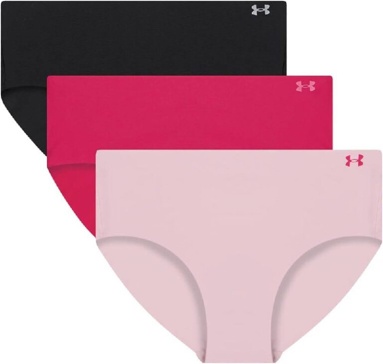 🔥 Under Armour Pure Stretch Mesh No Show Hipster – Solid 3-Pack  — $13  (was $26.97)