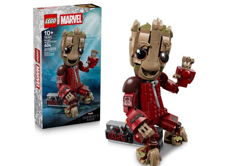 🔥 LEGO Marvel Ravager Jumpsuit Groot Building Toy for Boys & Girls, Ages 10+ – Posable Display  — $47  (was $59)
