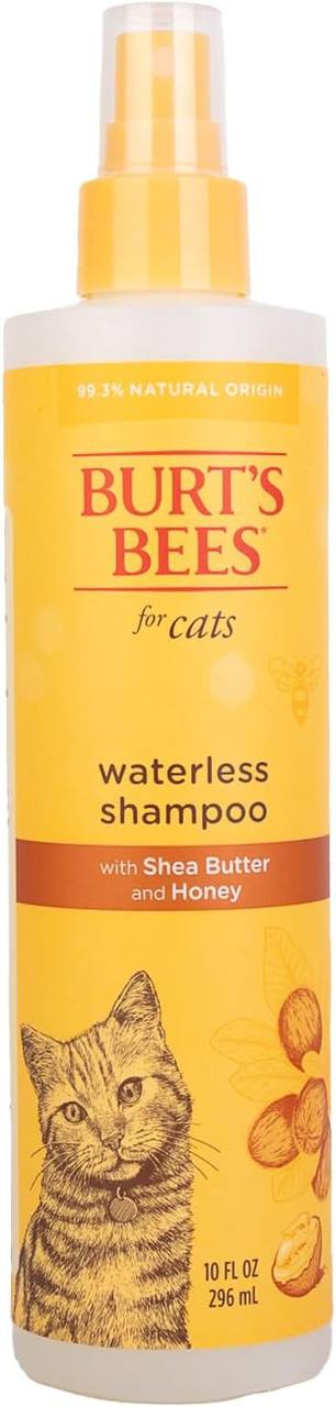 🔥 Burt’s Bees for Pets Waterless Cat Shampoo Spray, No-Rinse Cat Dry Shampoo with Shea Butter & Honey for Gentle Cleaning   — $3  (was $9)