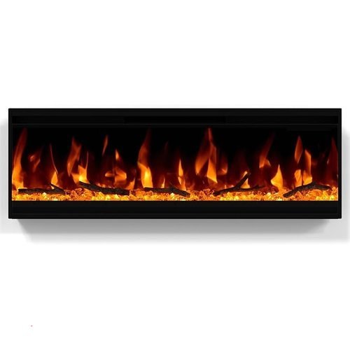 🔥 30 inch Electric Fireplace, 4.3“ Ultra-Thin Electric Fireplace Inserts | Ultra-Thin, Ultra-Slim Frame, Realistic Flame,   — $149.99  (was $299)