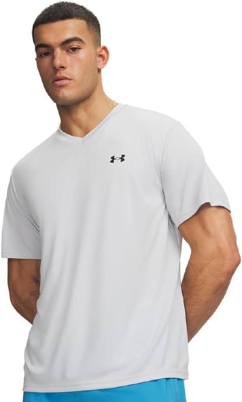 🔥 Under Armour Men’s Velocity 2.0 Short Sleeve V Neck T Shirt  — $11  (was $25)