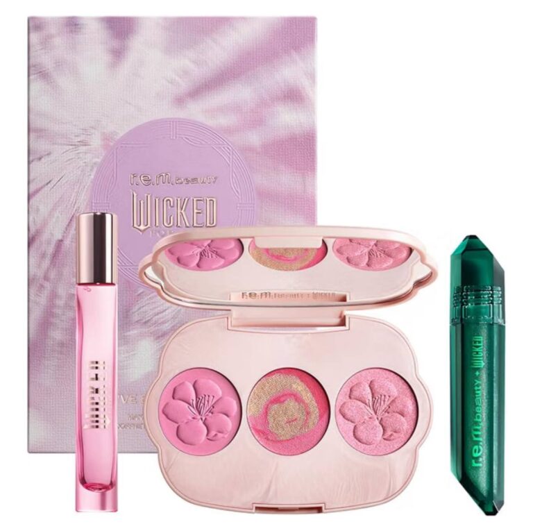 🔥 r.e.m. beauty by Ariana Grande Wicked: for Good | You’ve been Glinda-fied! Makeup and Fragrance Set | Color Changing Lip  — $51  (was $79)