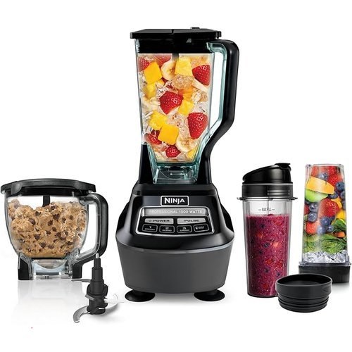 🔥 Ninja Kitchen System | All-in-One Food Processor & Blender for Smoothies | Includes Pitcher, (2) 16 oz. To-Go Cups & 8-C  — $116.99  (was $219)