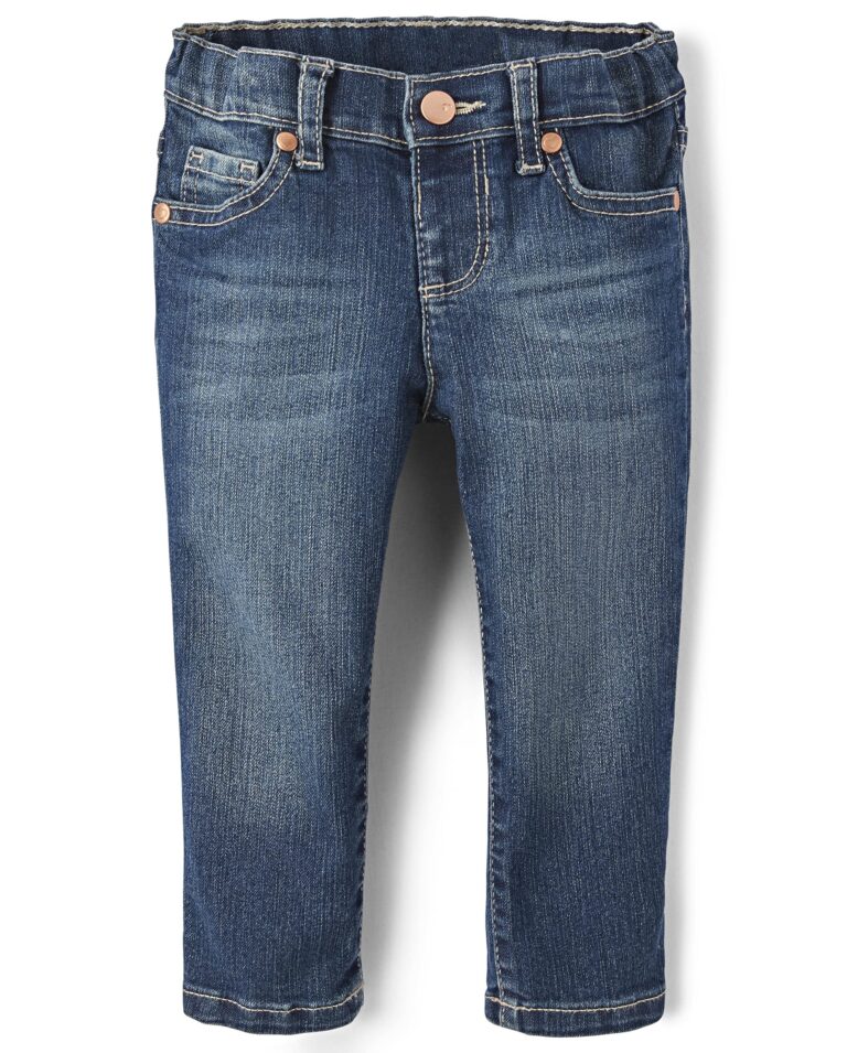 🔥 The Children’s Place Baby Girls And Toddler Girls Basic Skinny Jeans,Blues Wash Single,18  — $6.72  (was $19.95)