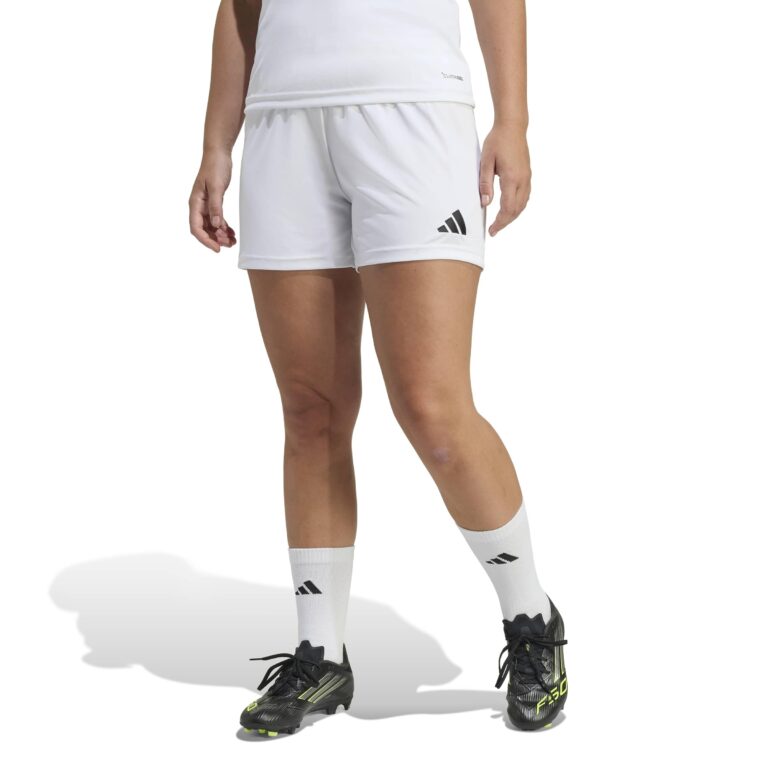 🔥 adidas Women’s Entrada26 Shorts Women, White/Black  — $8.43  (was $18.00)