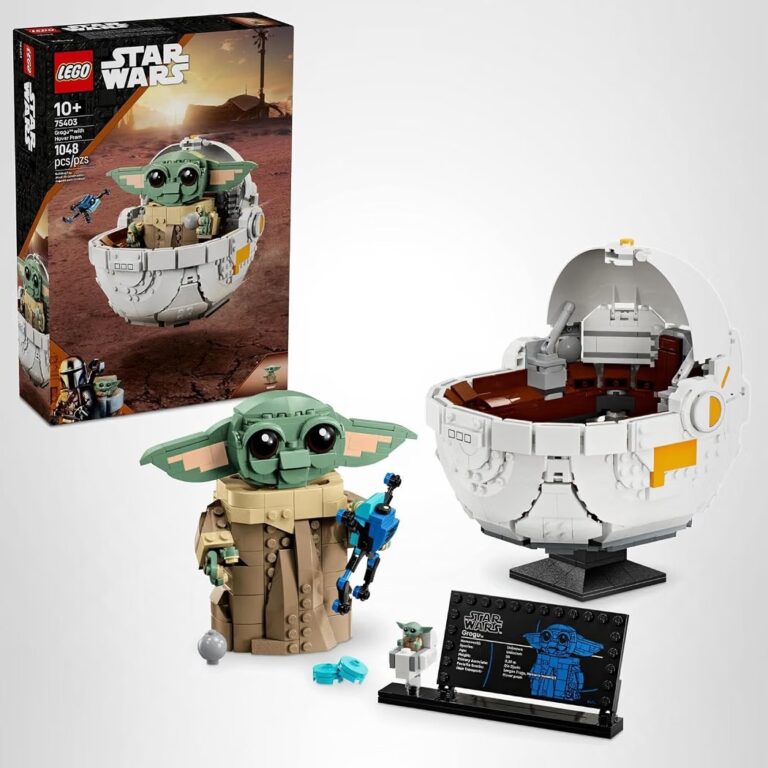 🔥 LEGO Star Wars Grogu with Hover Pram Building Toy Set – Star Wars Toy for Kids, Boys & Girls, Ages 10+ – Gift Idea for B  — $62  (was $99)
