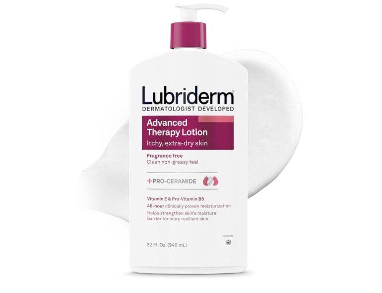 🔥 Lubriderm Advanced Therapy Body Lotion, Fragrance-Free Lotion for Extremely Dry Skin, Pro-Ceramide Hydration for Itchy,   — $5  (was $16)