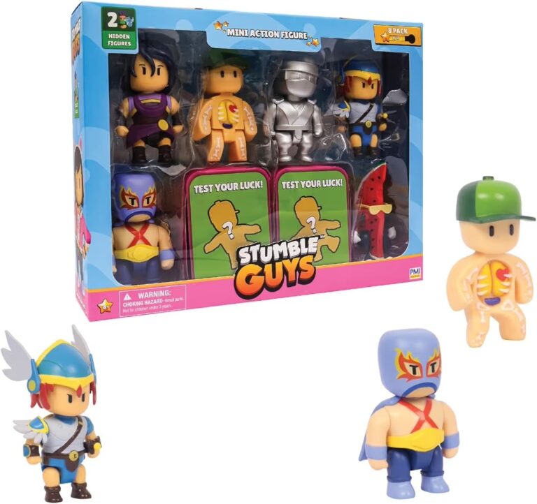 🔥 P.M.I. Stumble Guys Series 3 Mini Articulated Action Figures 8-Pack Deluxe Box (Assortment B)  — $9  (was $34)