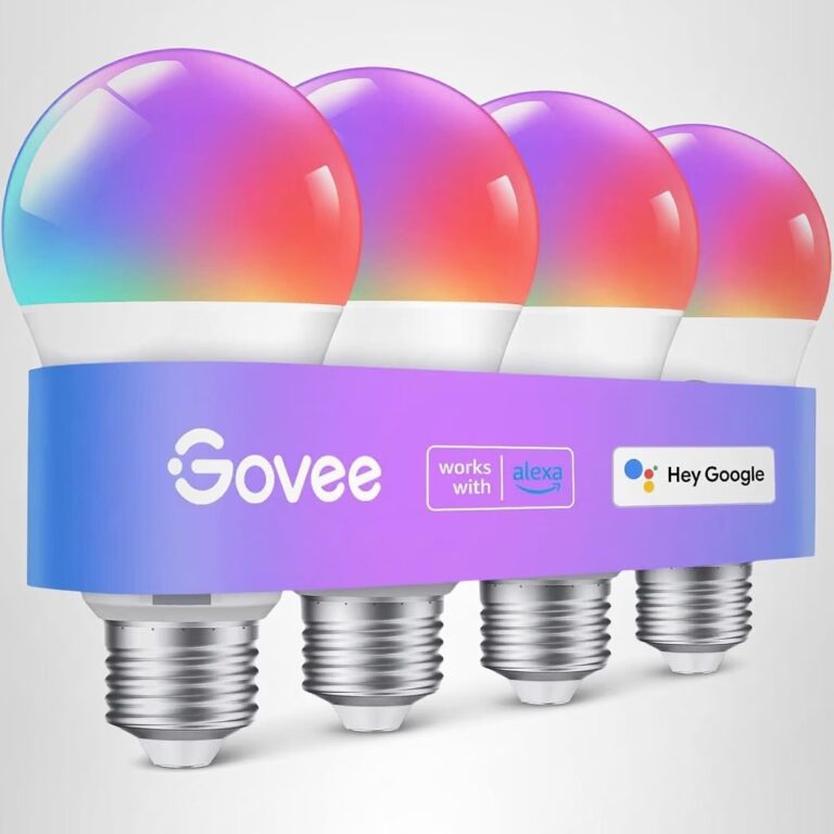🔥 Govee Smart Light Bulbs, Color Changing Light Bulb, Work with Alexa and Google Assistant, 16 Million Colors RGBWW, WiFi   — $28  (was $39)