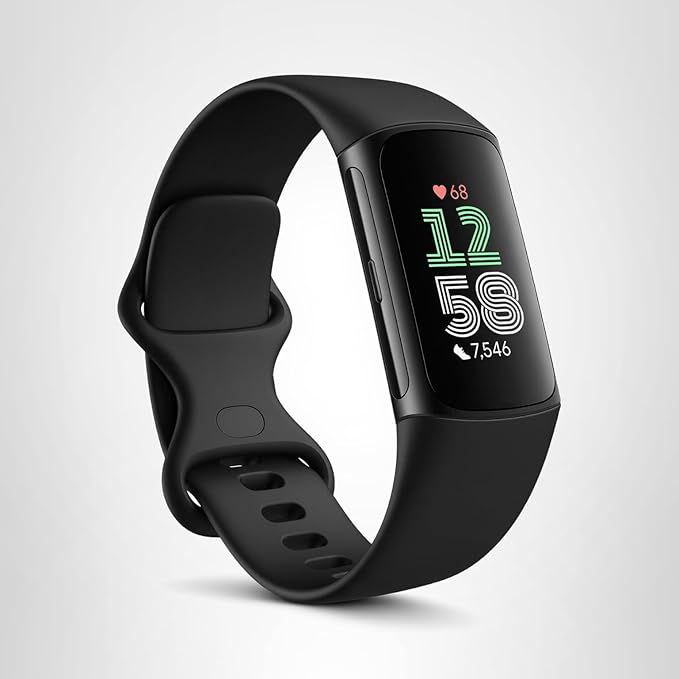 🔥 Fitbit Charge 6 Fitness Tracker with Google apps, Heart Rate on Exercise Equipment, 6-Months Premium Membership Included