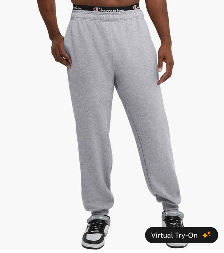 🔥 Champion Men’s Fleece Joggers Sweatpants, Standard Fit, Midweight Fleece, Available in Regular and Big & Tall  — $10  (was $45)