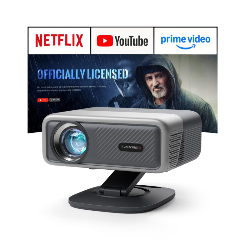 🔥 【Now with Netflix & 4500 ANSI】Smart 4K Projector with WiFi and Bluetooth  — $249.99  (was $499.99)
