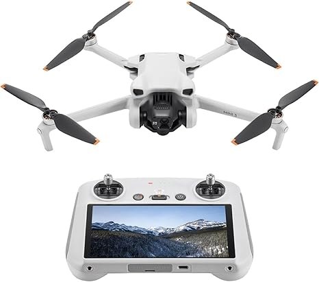 🔥 DJI Mini 3 (DJI RC), Lightweight 3x Mechanical Gimbal Drones with Camera for Adults 4K, 38-min Flight Time, up to 32800f