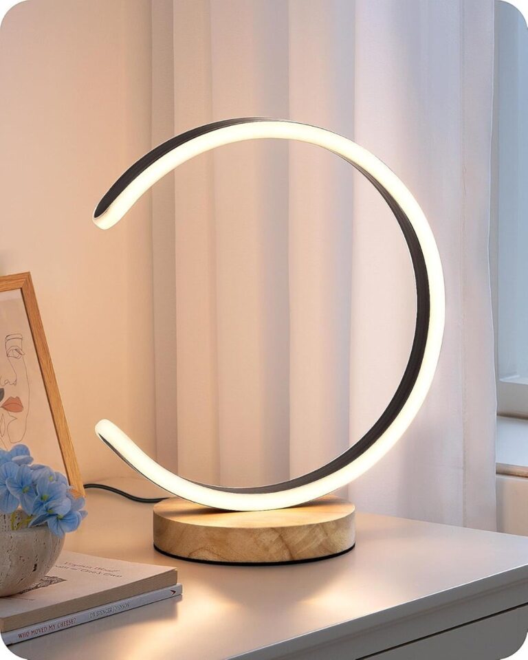 🔥 C-Shaped LED Table Lamp
