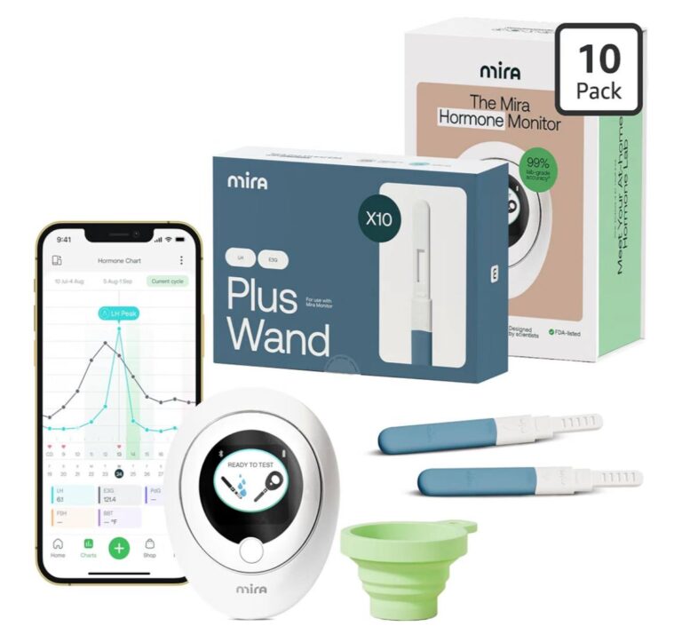 🔥 Mira Fertility Plus Tracking Monitor Kit with 10 Estrogen + LH Ovulation Test Wands and Connected App, Patented Smart Sy  — $139  (was $199)