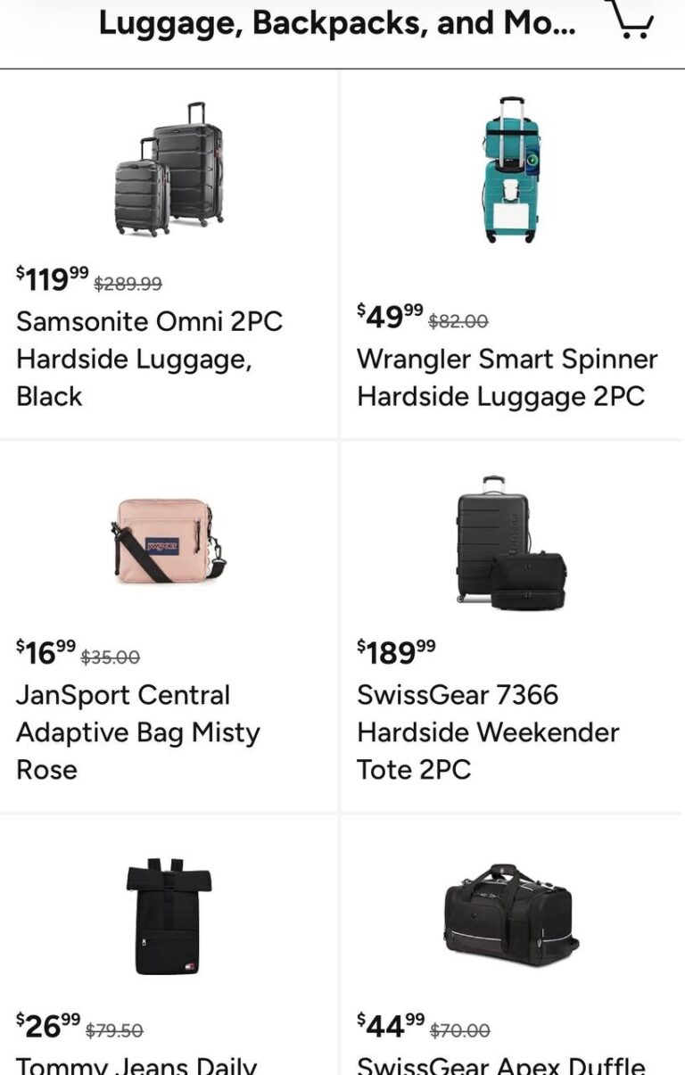 🔥 Luggage, Backpacks, and More