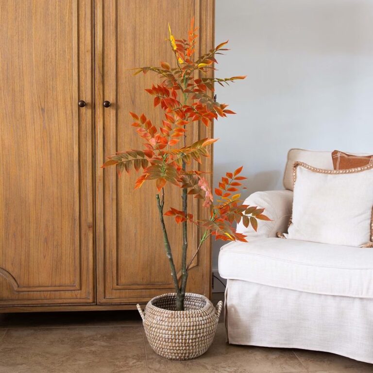 🔥 Nearly Natural 4ft. Autumn Sumac Artificial Fall Tree  — $29  (was $59)