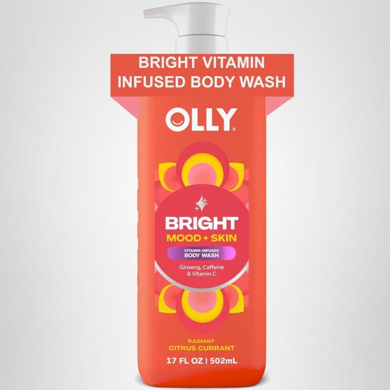 🔥 OLLY Bright Body Wash with Ginseng, Caffeine & Vitamin C– Nourishing Cleanser for Skin Barrier Repair, Deep Hydration, C  — $4  (was $9)