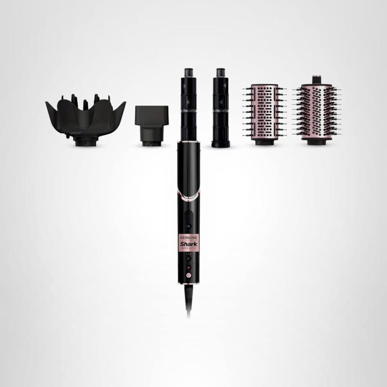 🔥 Shark Hair Dryer | FlexStyle Hair Styling System | Portable & Powerful Blow Dryer Brush | Hair Curler & Volumizer | 6 St