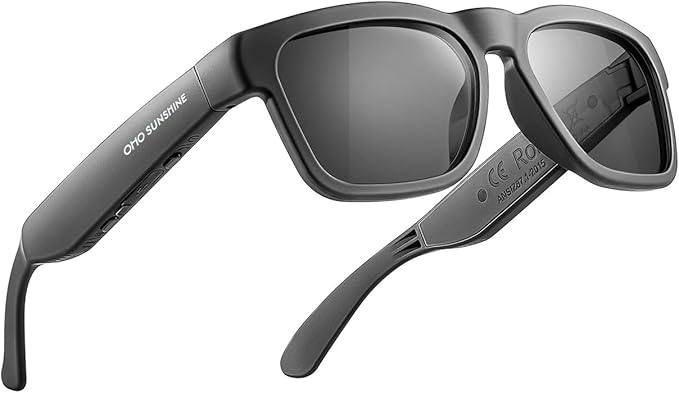 🔥 OhO sunshine Bluetooth Audio Sunglasses, Lightweight Open Ear Sport Glasses, 10H Playtime, UV400 ANSI Z87.1, Water Resis  — $9  (was $39)