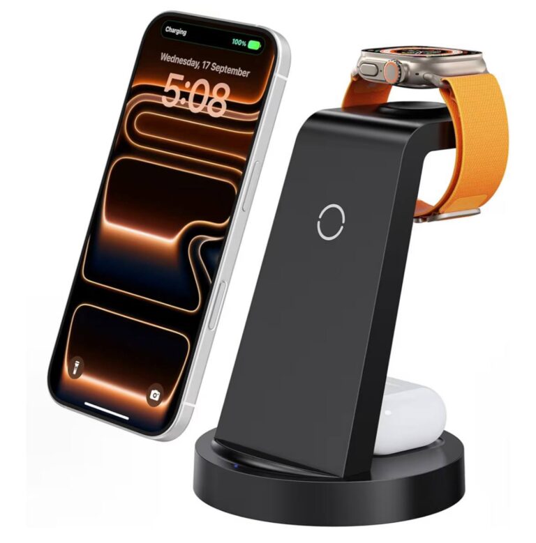 🔥 Anlmz 3 in 1 Charging Station for iPhone, Wireless Charger  — $14