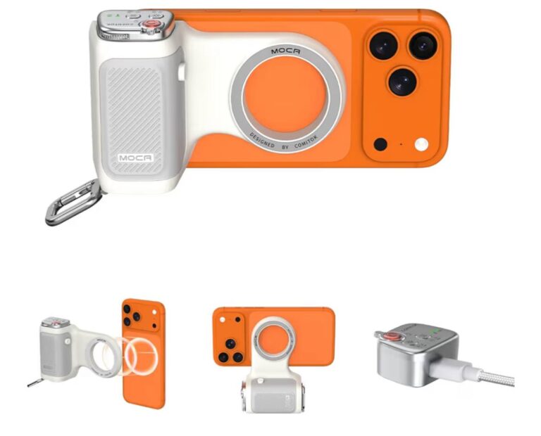 🔥 Code COMITOK MOCA – iPhone Camera Grip – for Native Camera Control with Removable Remote & Built-in Keychain, Magnetic P  — $3