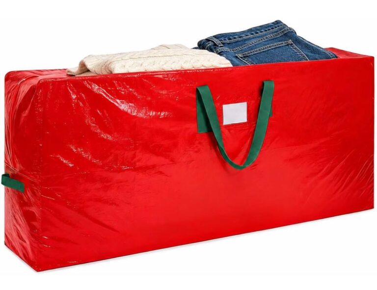 🔥 KRYSTY Christmas Tree Storage Bag – Fits Up to 7.5 Foot Xmas Holiday Tree, Zippered Bag, Carry Handles, Durable Waterpro  — $5  (was $11)