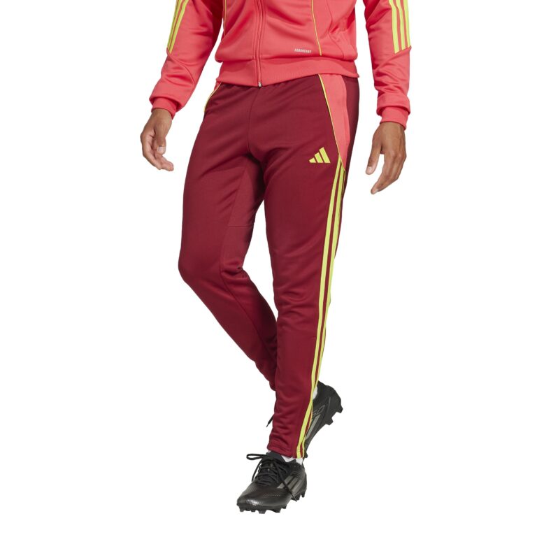 🔥 Adidas Mens Tiro 24 Training Soccer Pants, Team Collegiate Burgundy/Semi Solar Yellow  — $30.00  (was $50.00)