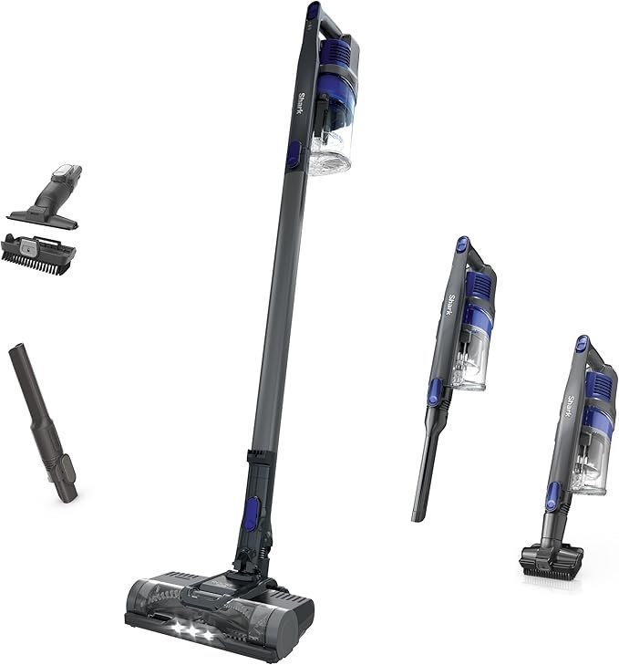 🔥 Shark | Pet Cordless Vacuum Cleaner | LED Headlights | Removable Handheld Vacuum for Pet Hair | Crevice Tool & Pet Multi