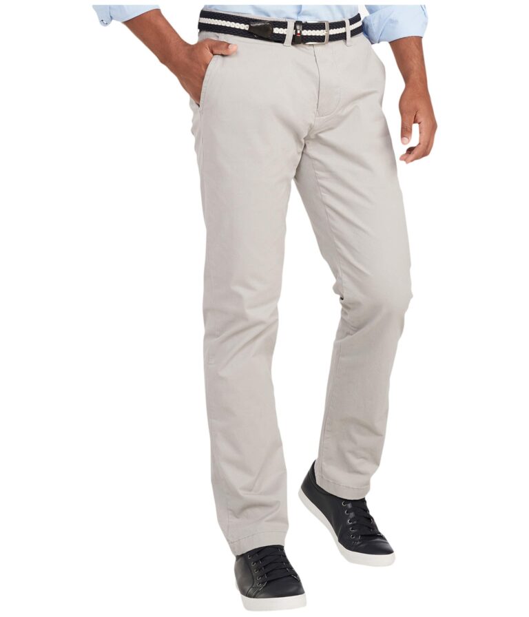 🔥 Tommy Hilfiger Men’s Chino Pants Custom Fit, Drizzle 30×36  — $47.27  (was $79.50)