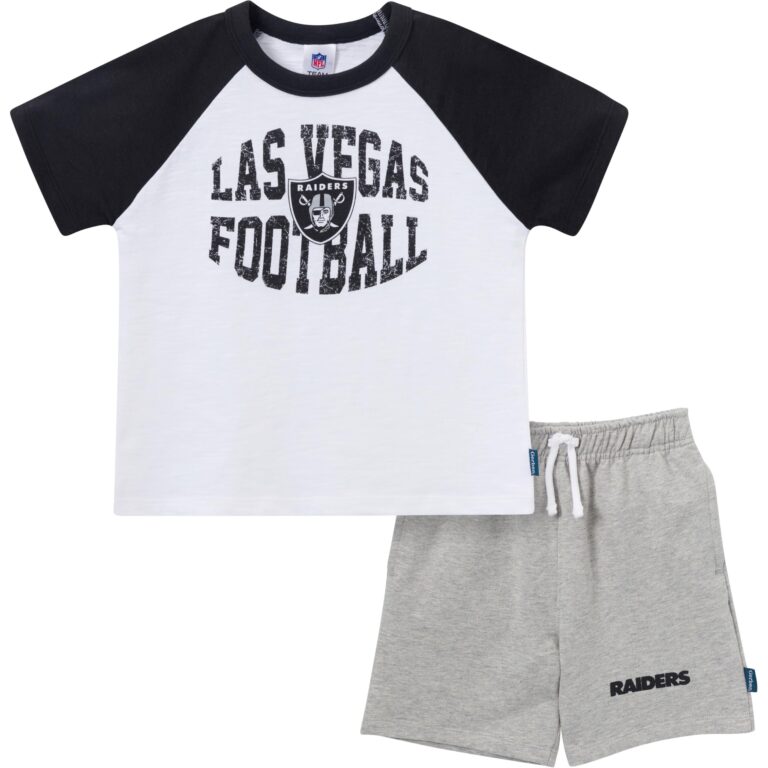 🔥 Gerber Geber Unisex Baby NFLTeam T-Shirt and Shorts Set, Raiders  — $18.35  (was $35.99)